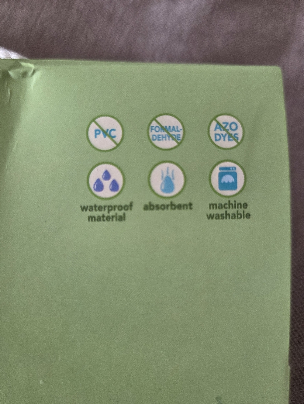 Green Sprouts NEW Stay-Dry Burp Pads - Navy & Multi Color Set - Picture 3 of 5